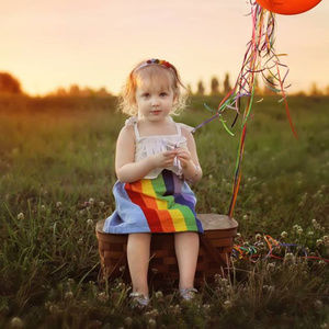 Toddler Rainbow Sundress 3T